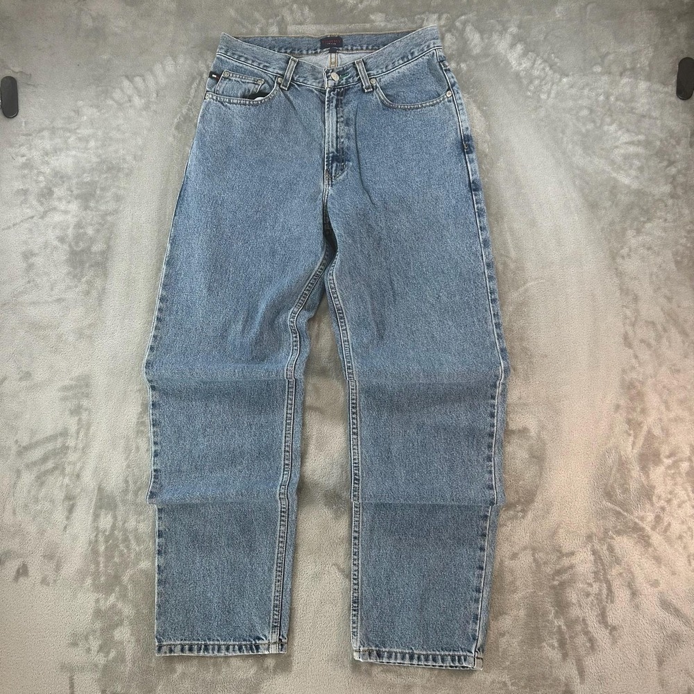 Vintage Tommy Jeans Jeans Mens 30x32 Blue Med Wash Regular Straight Denim Pants